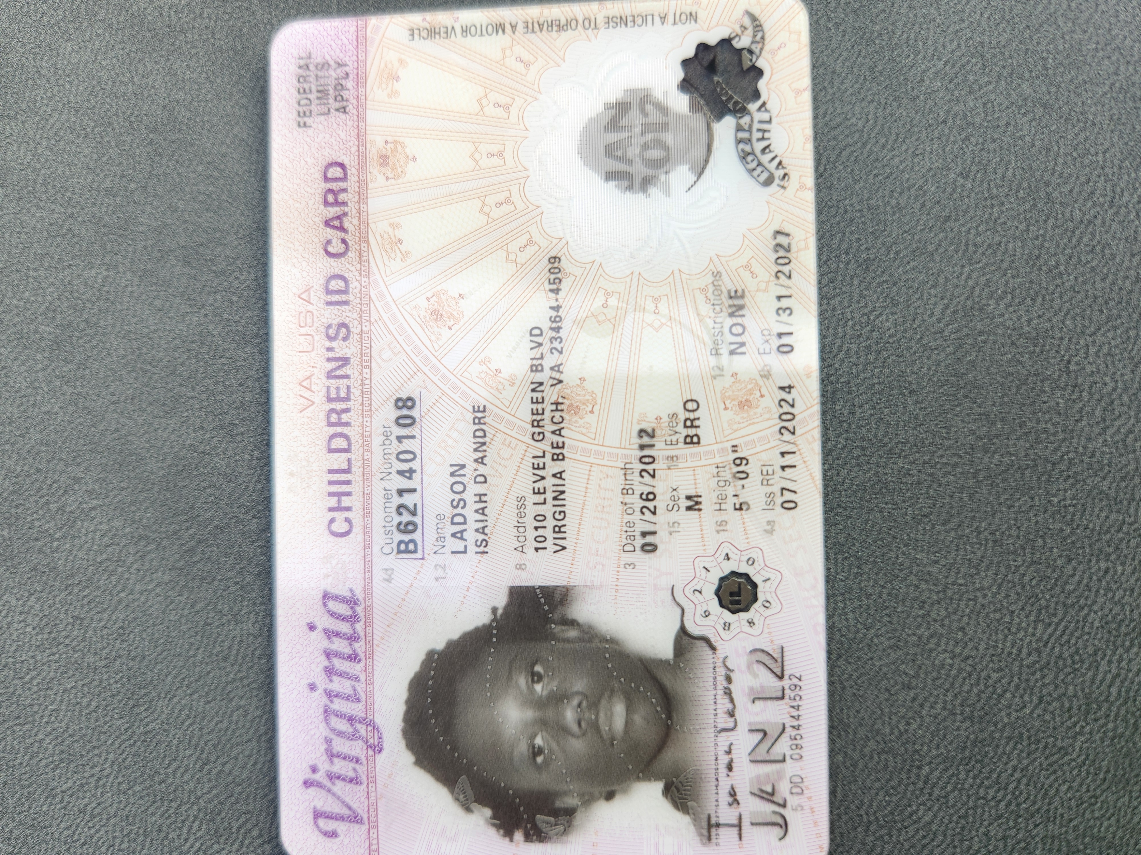 Upload Government Issued ID