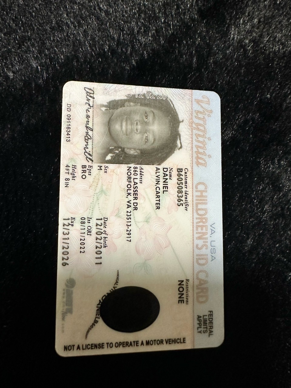 Upload Government Issued ID