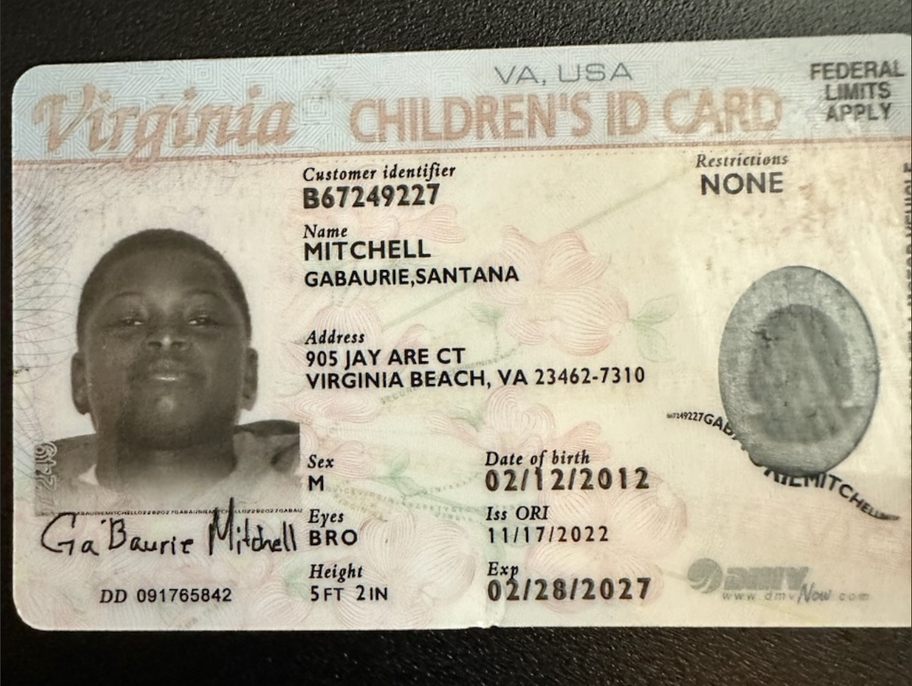 Upload Government Issued ID