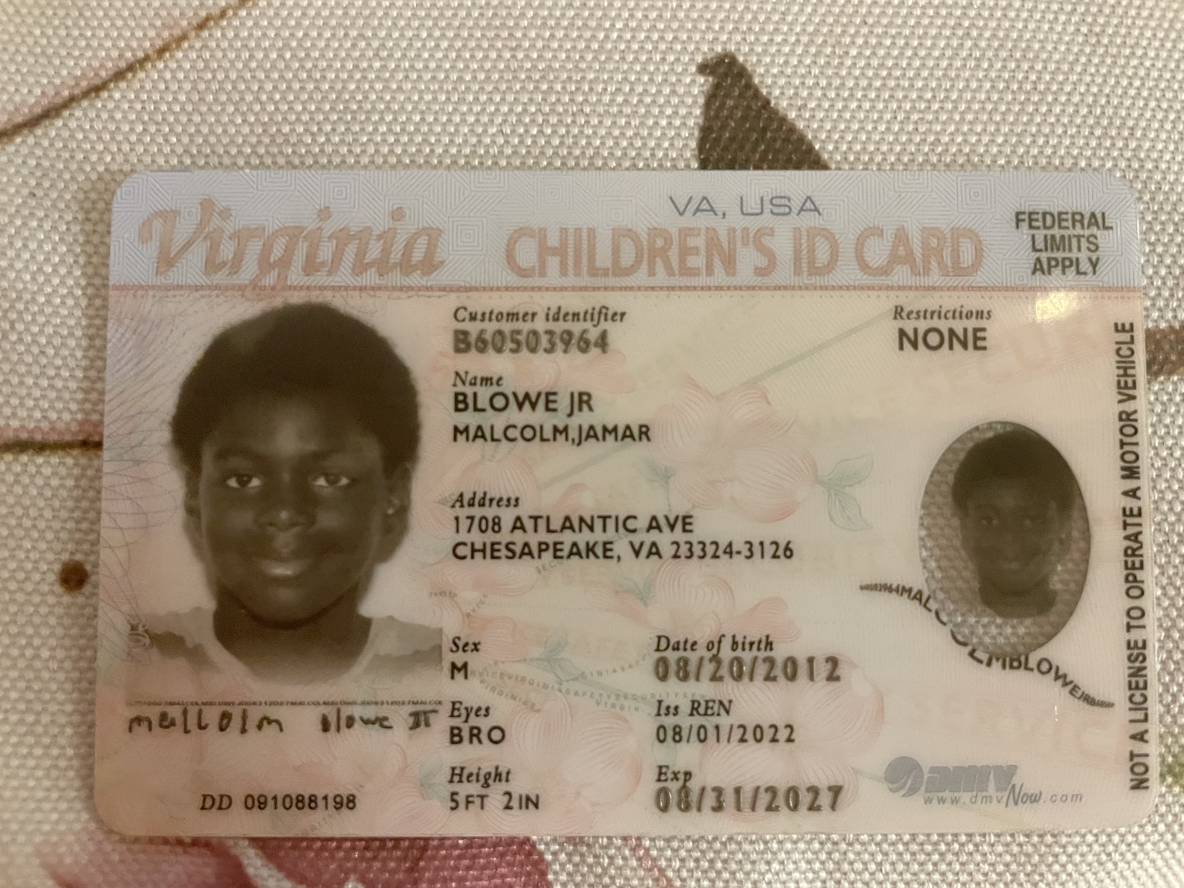 Upload Government Issued ID