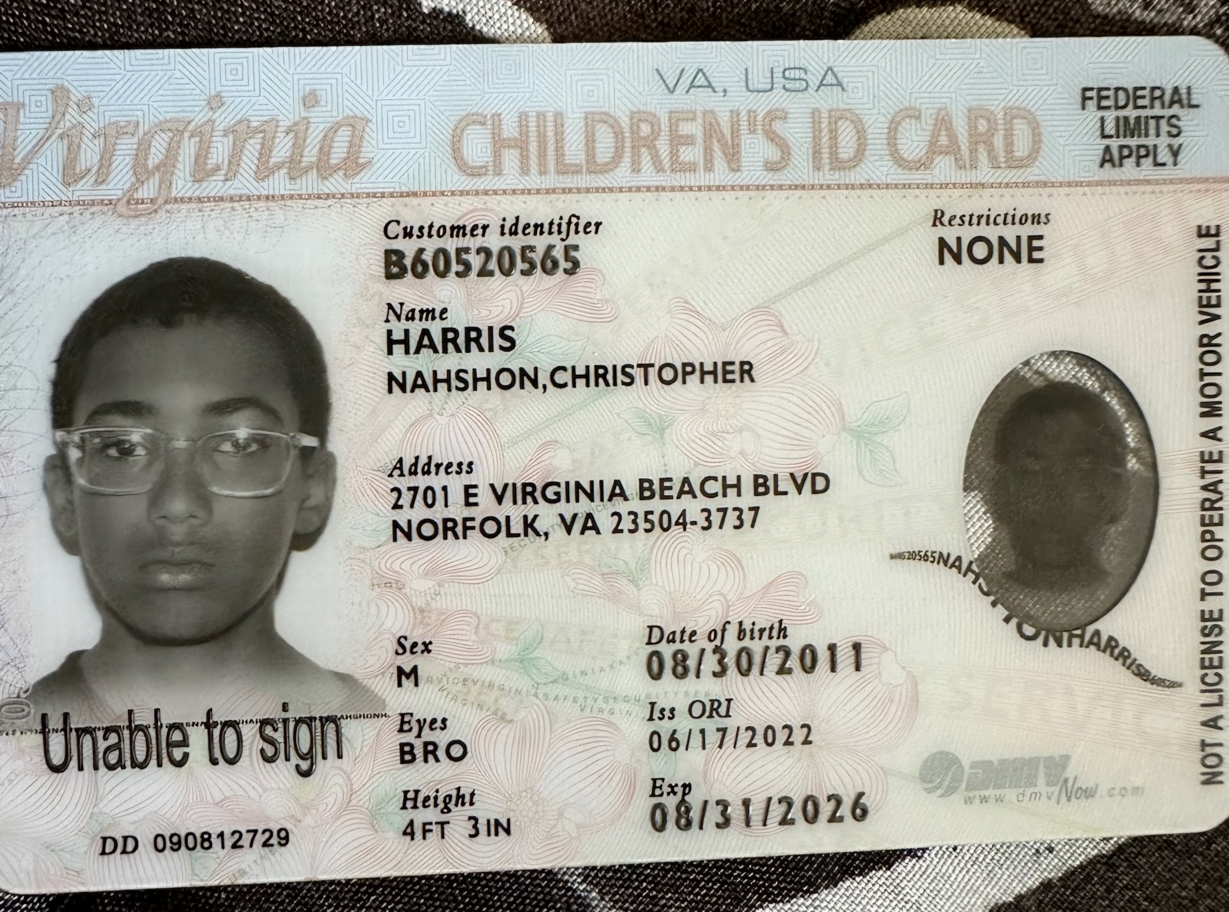 Upload Government Issued ID