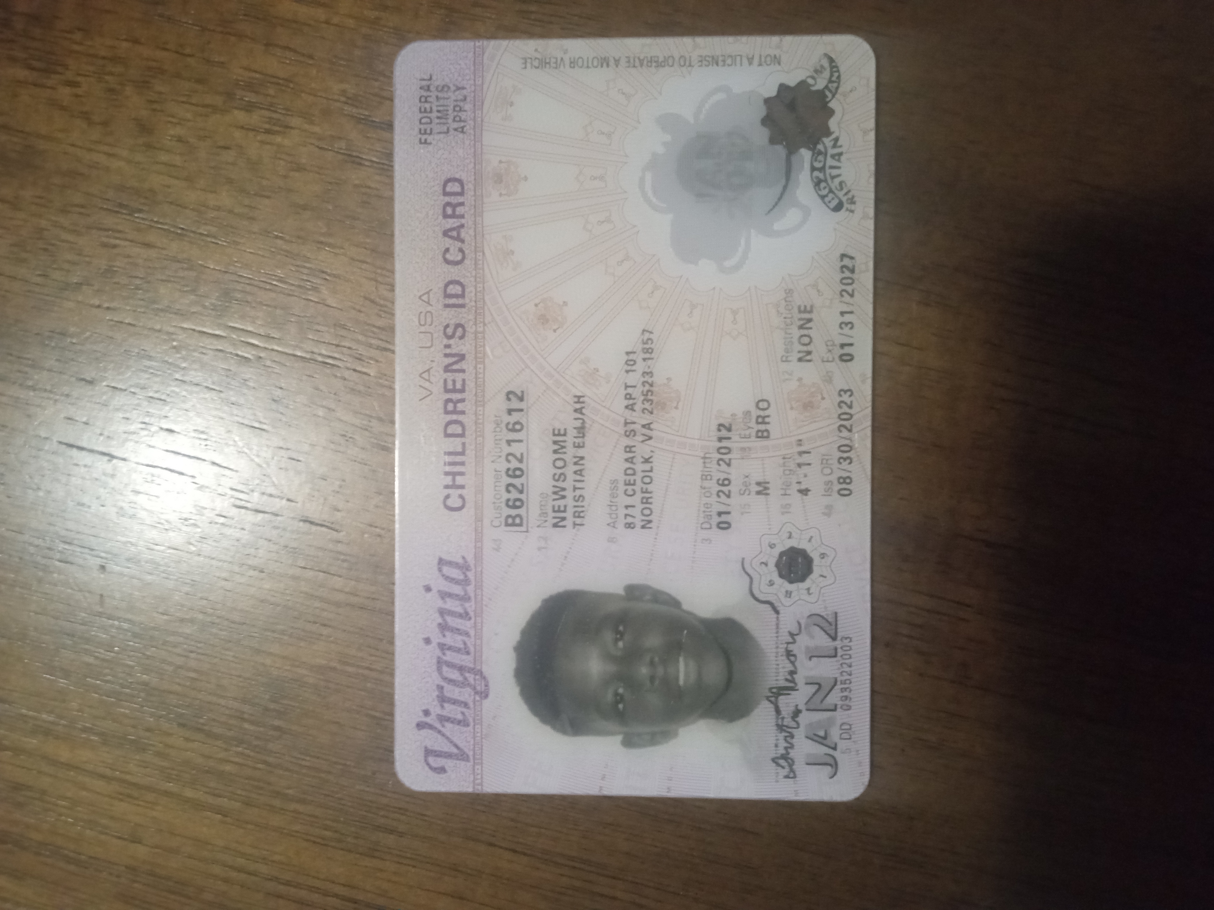 Upload Government Issued ID