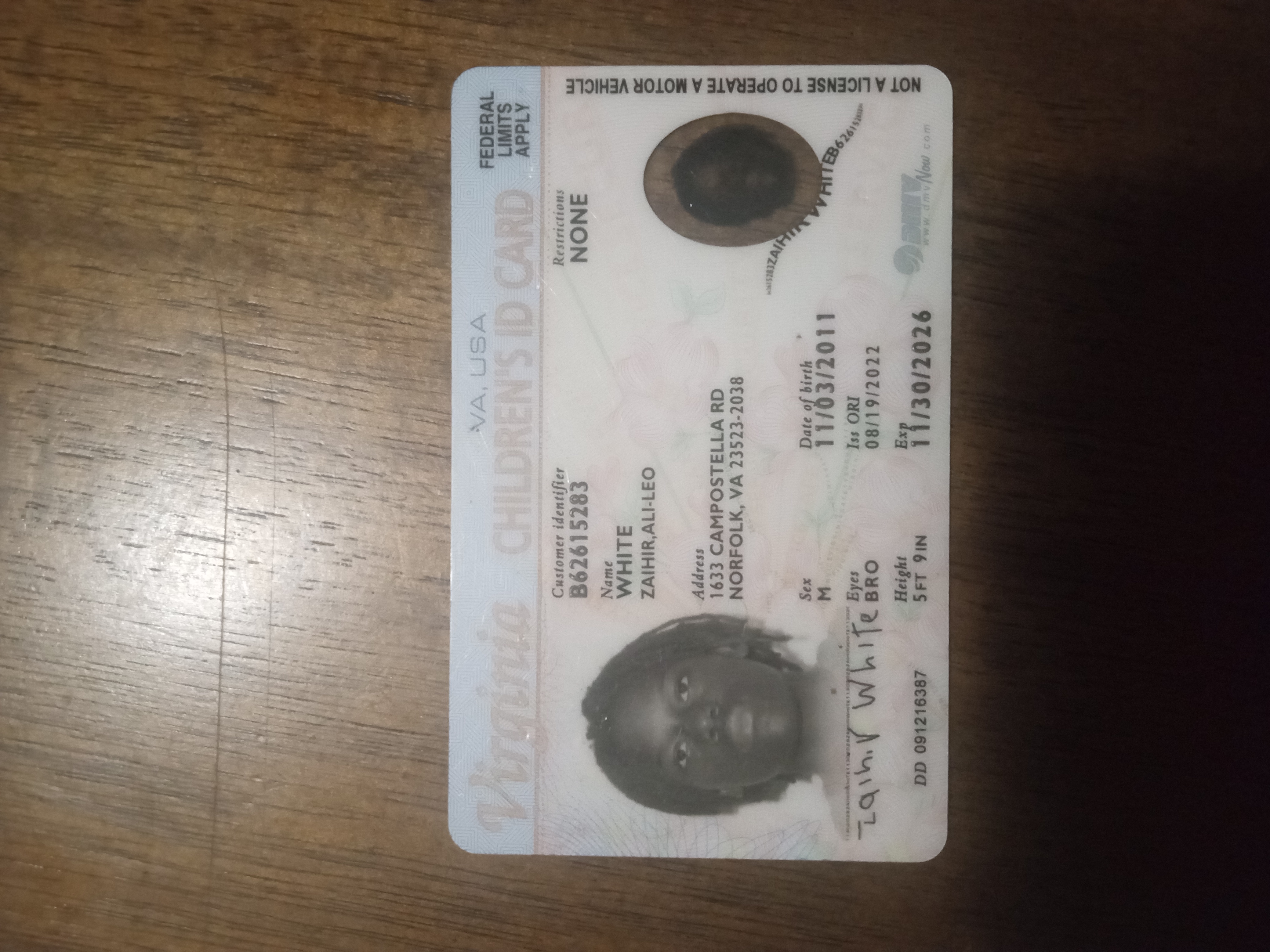 Upload Government Issued ID