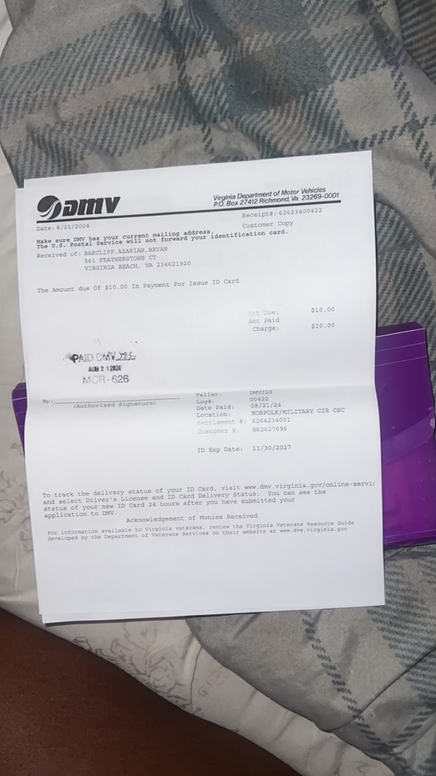 Upload Government Issued ID