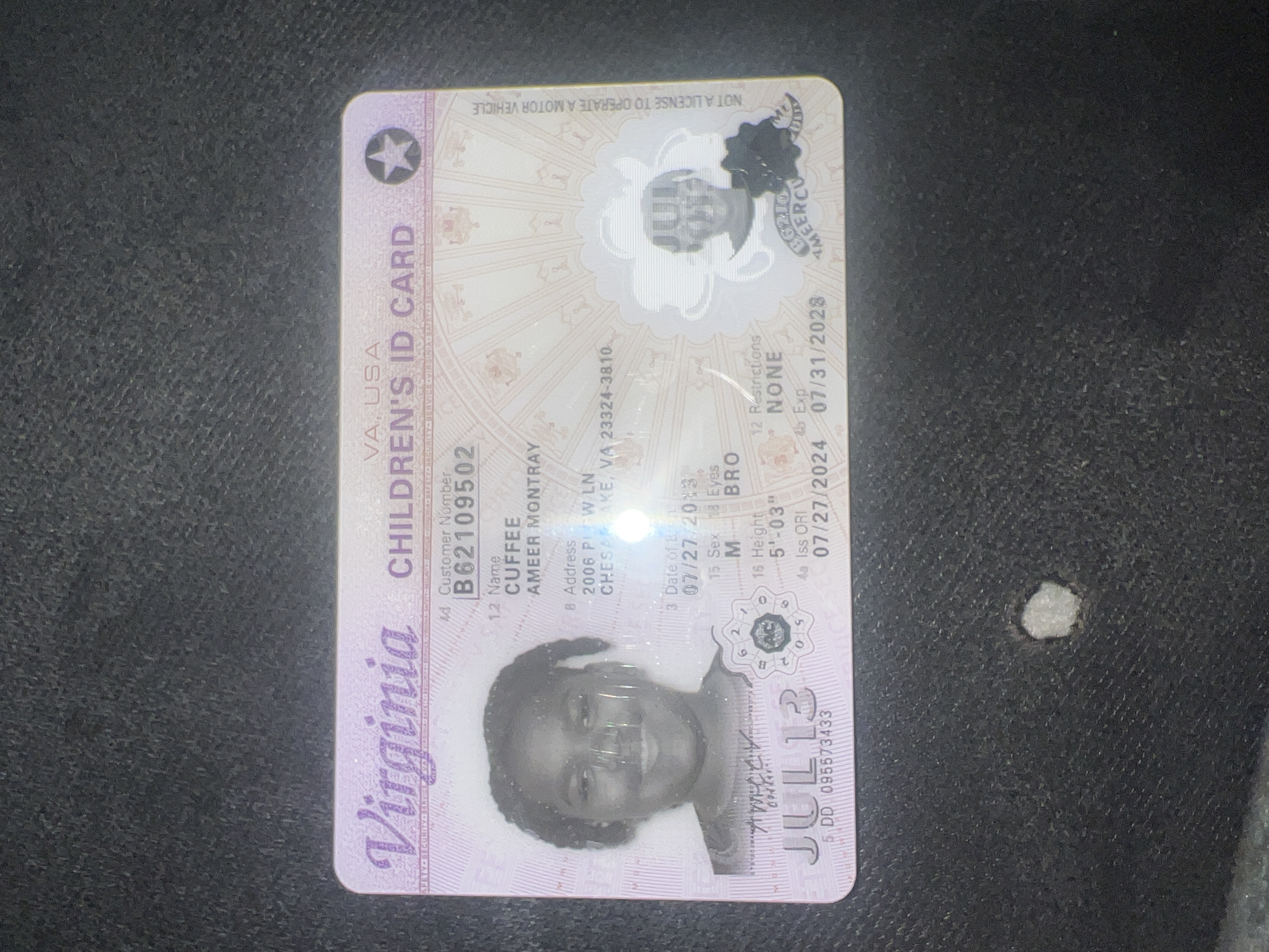 Upload Government Issued ID