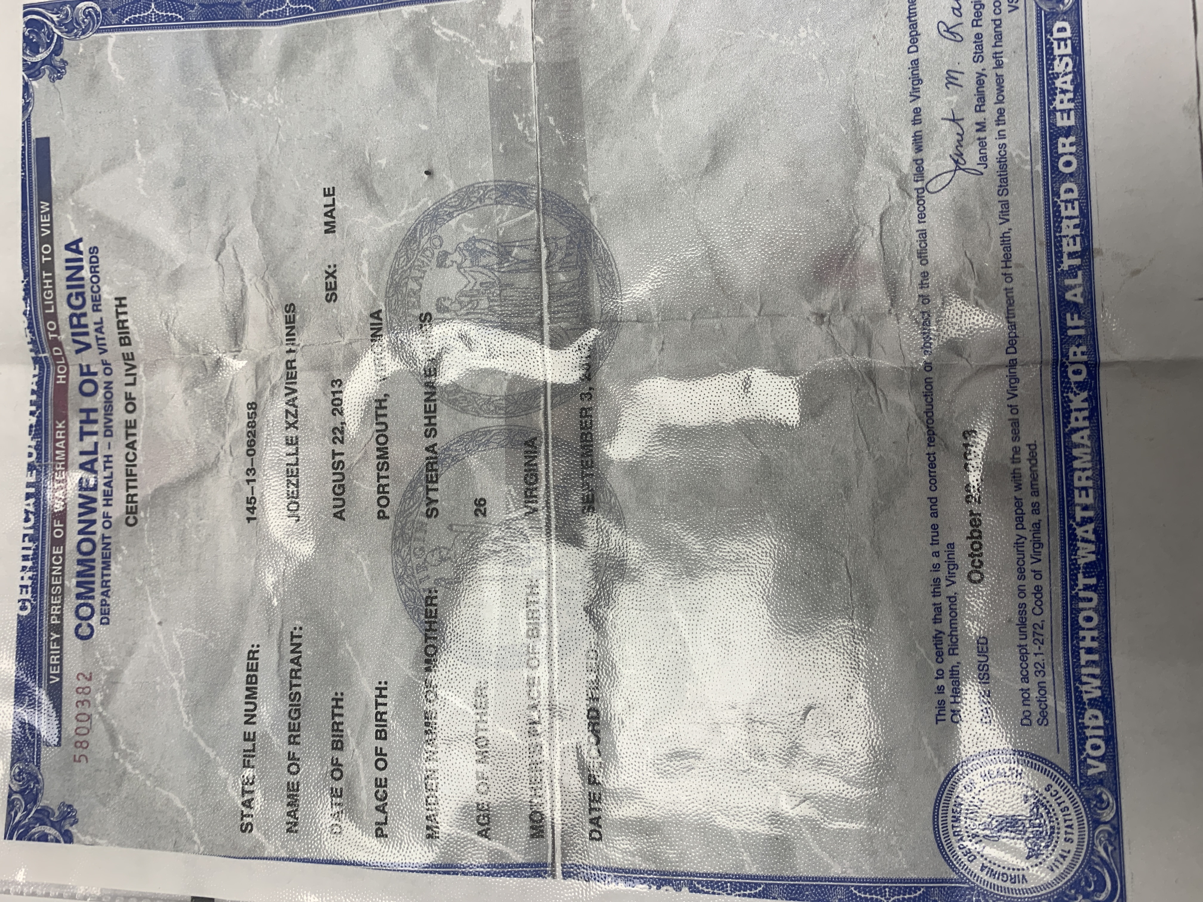 Upload Government Issued ID