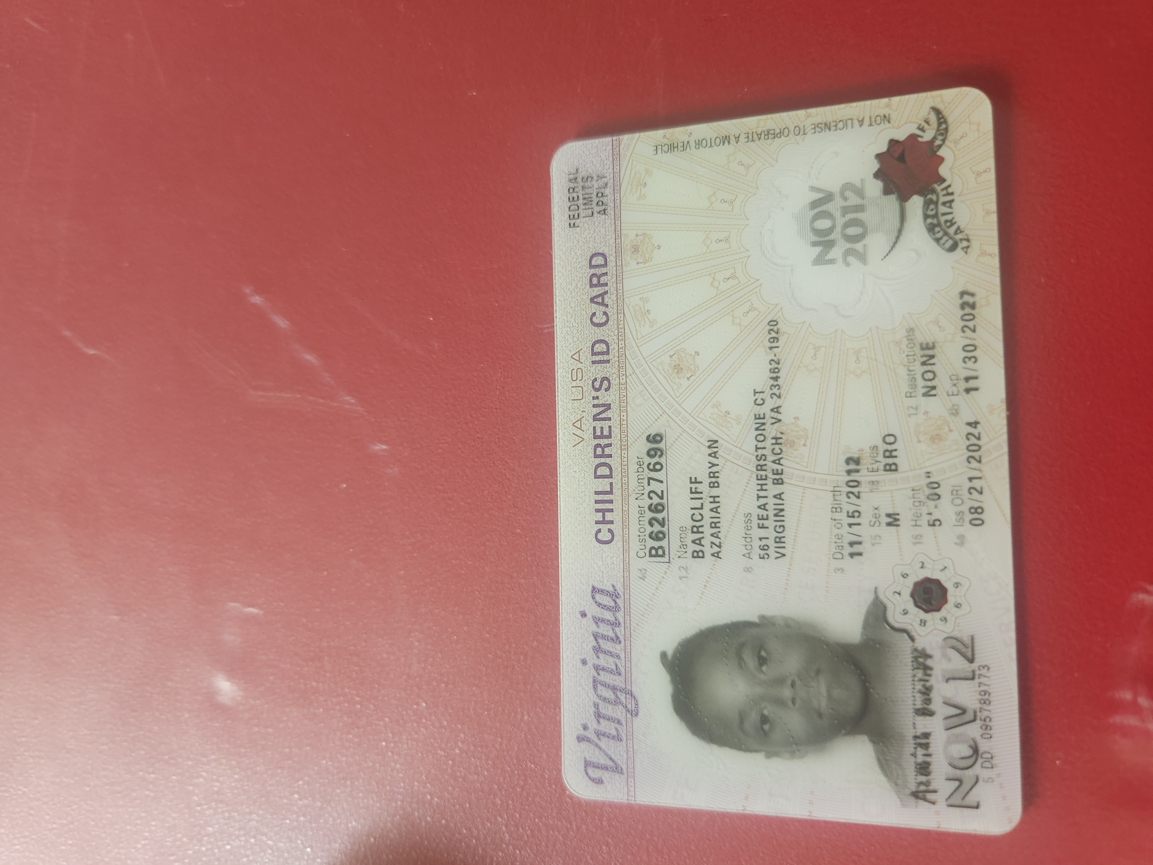 Upload Government Issued ID