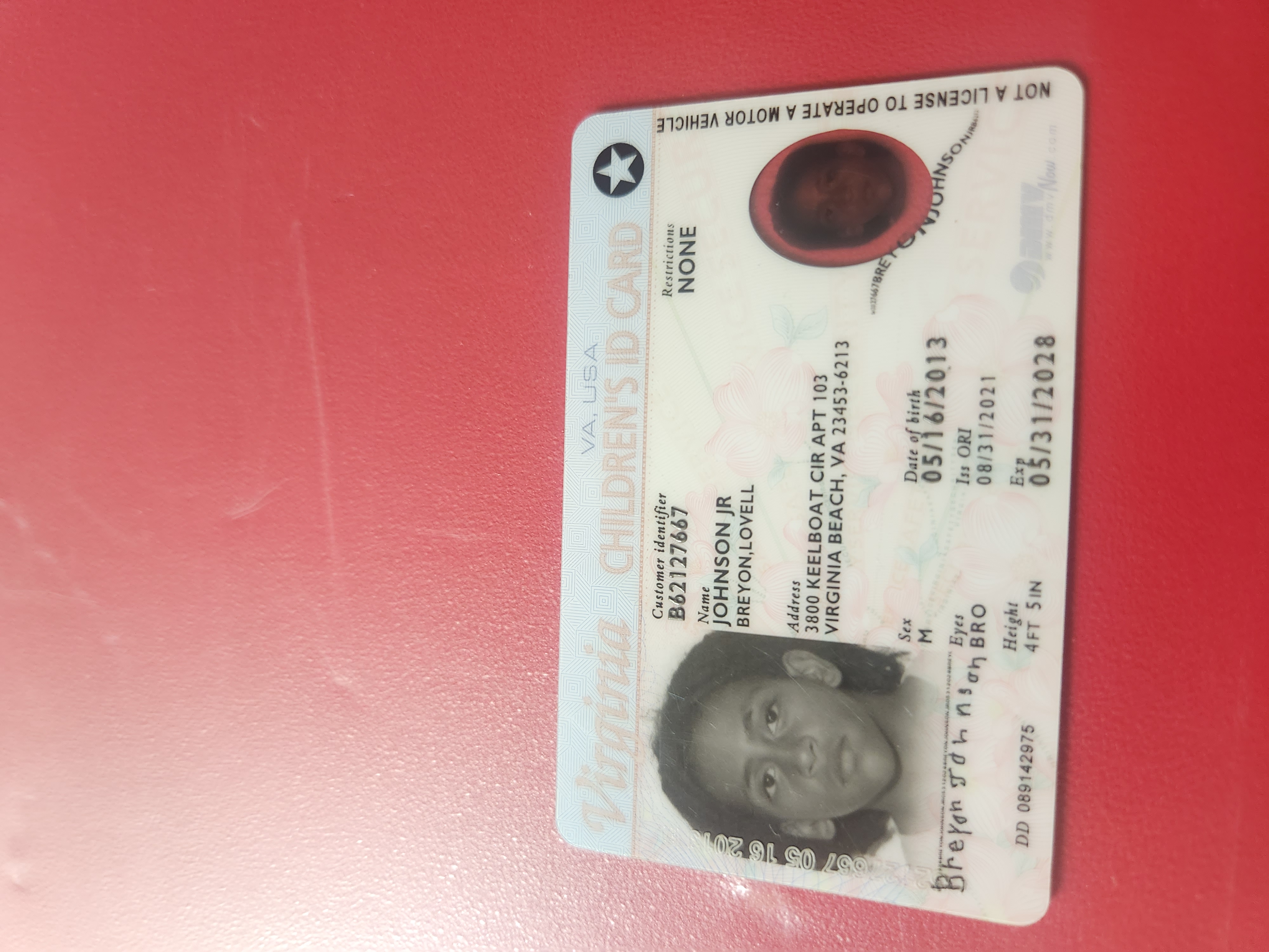 Upload Government Issued ID