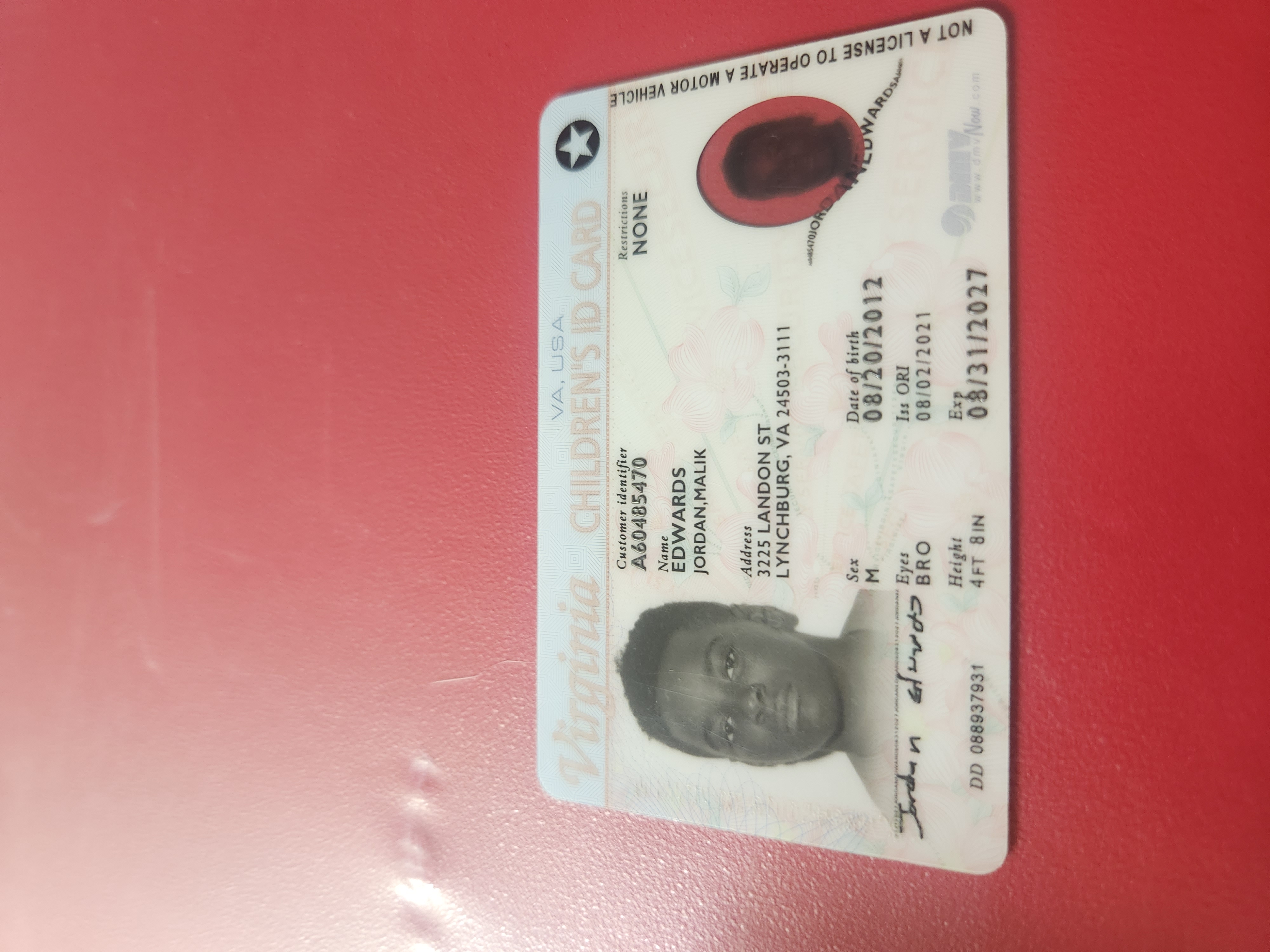Upload Government Issued ID