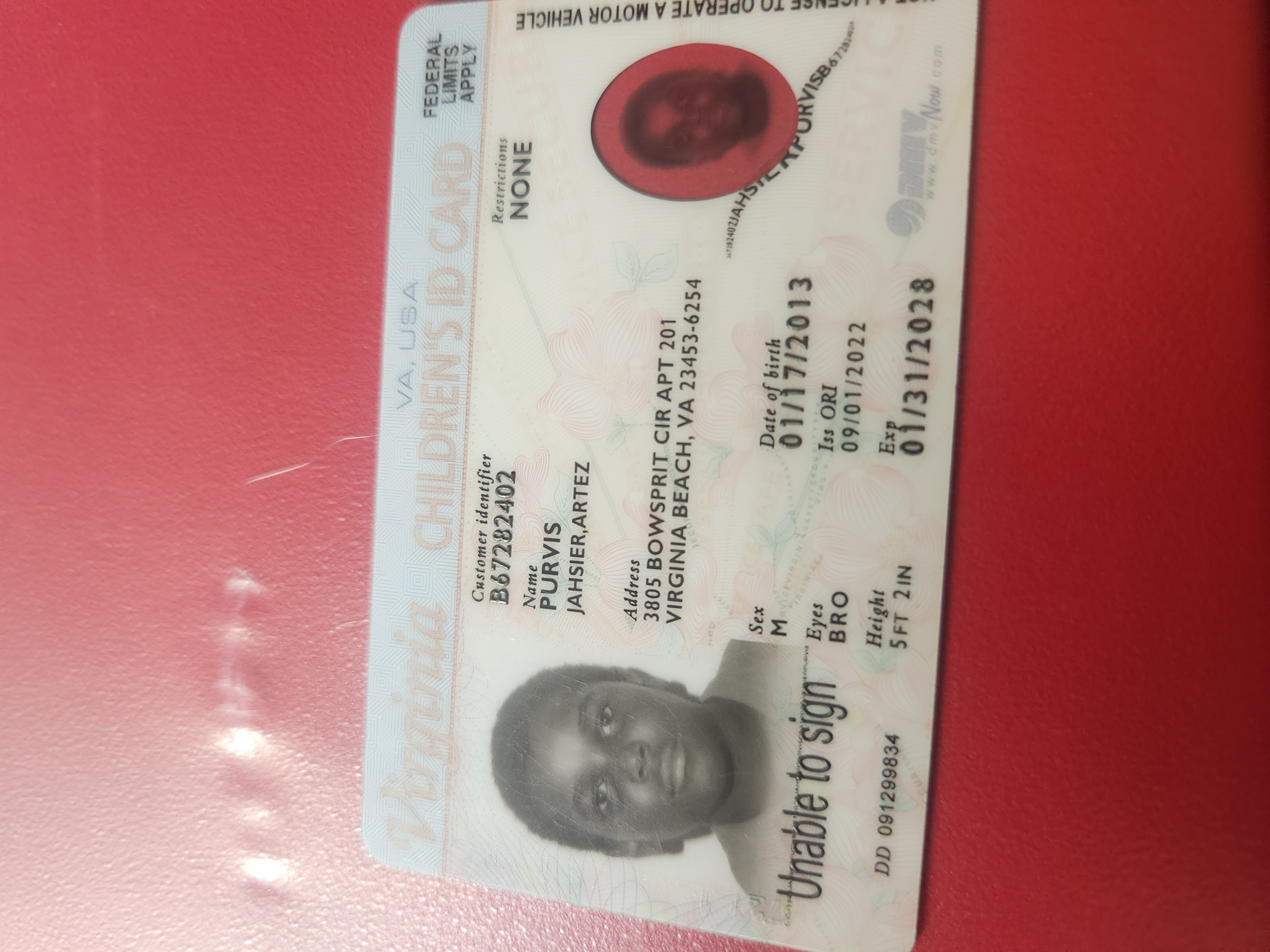 Upload Government Issued ID