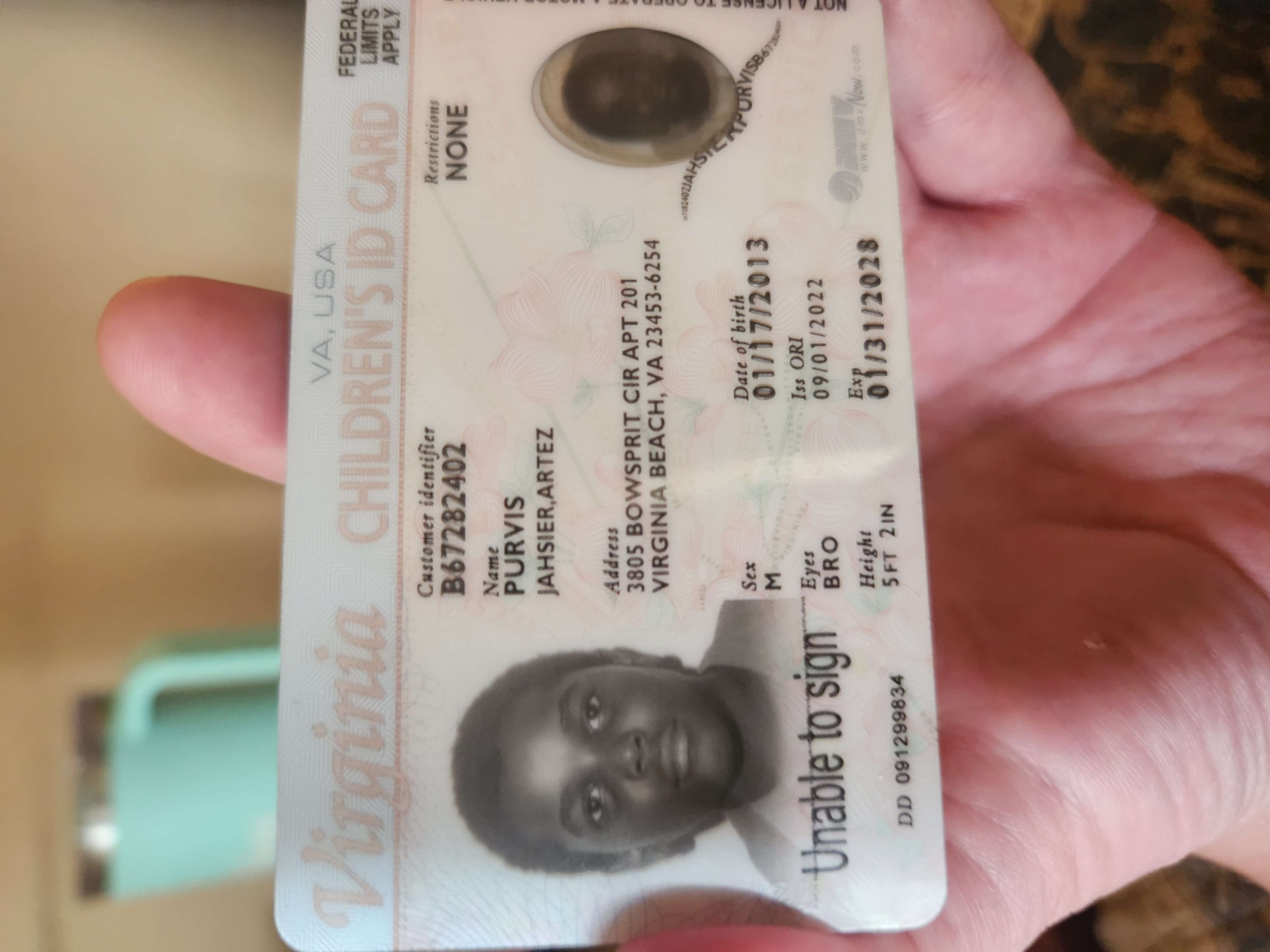 Upload Government Issued ID