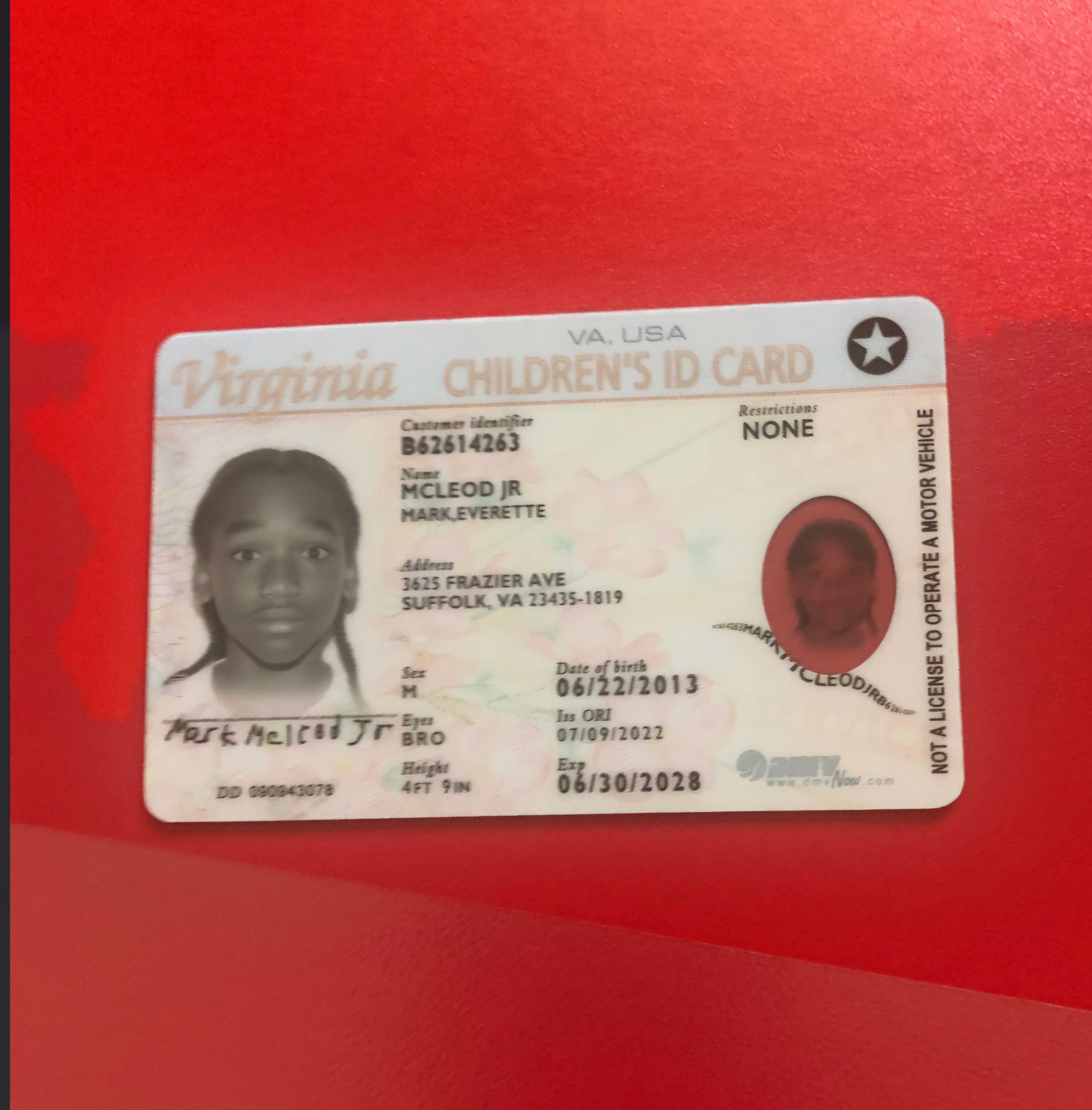 Upload Government Issued ID