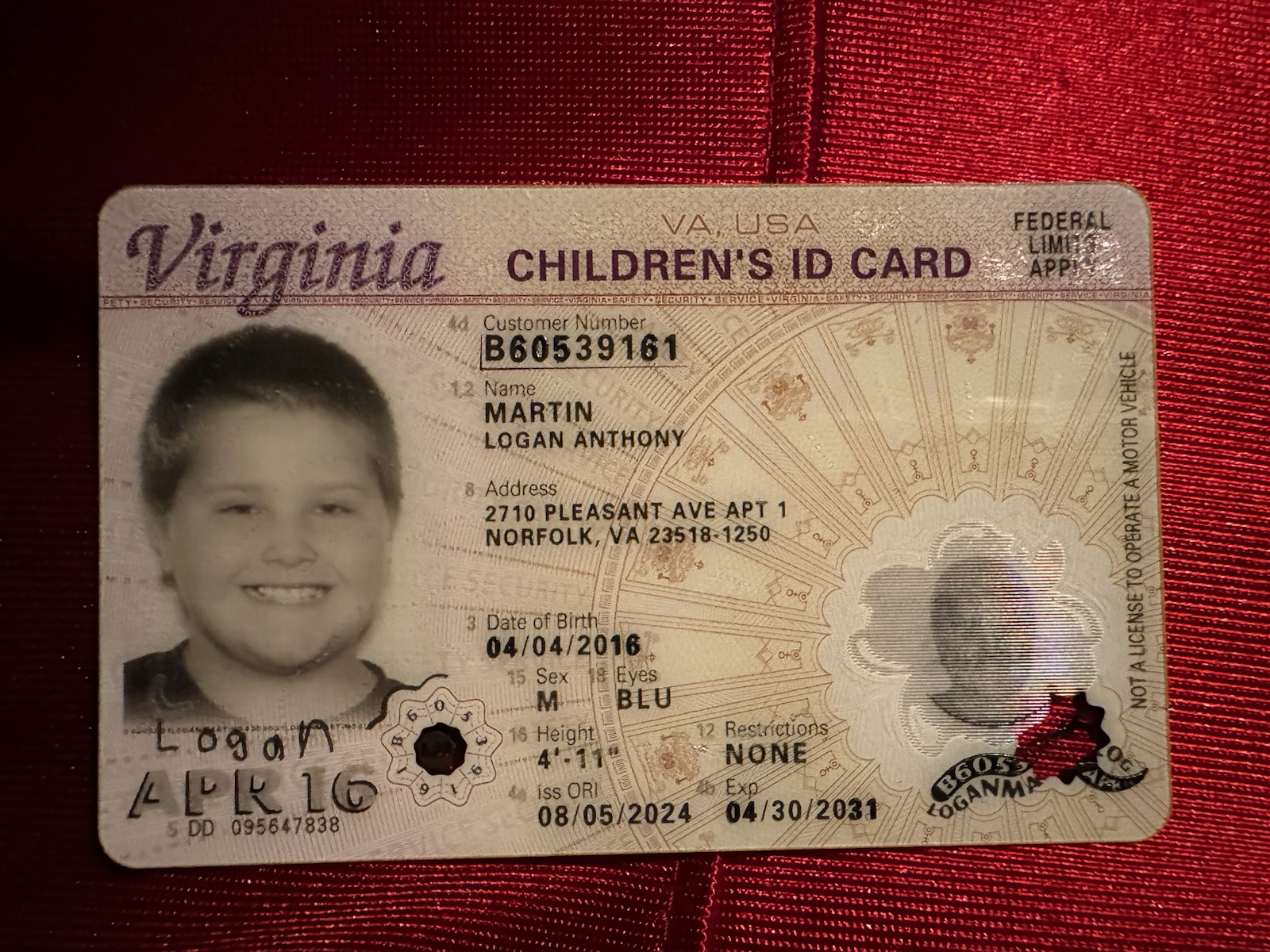 Upload Government Issued ID